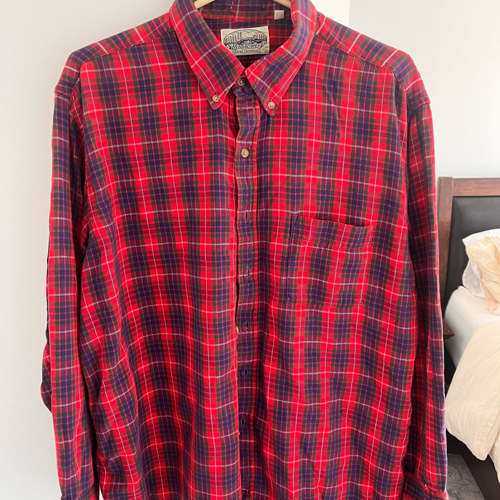 Britches Great Outdoors | Red/Green/blue/white button down great condition
